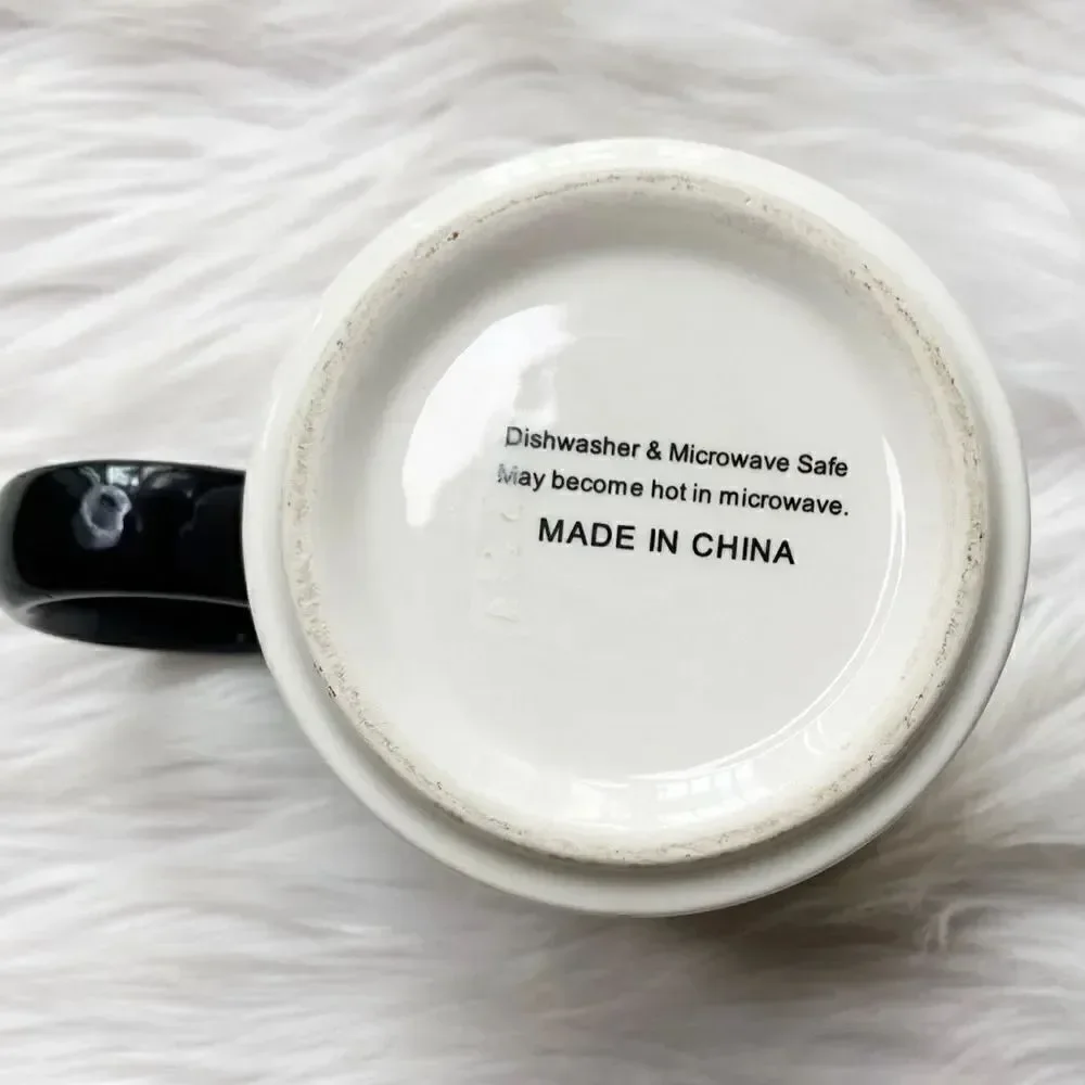 Sweater Weather Coffee Mug White and Black
